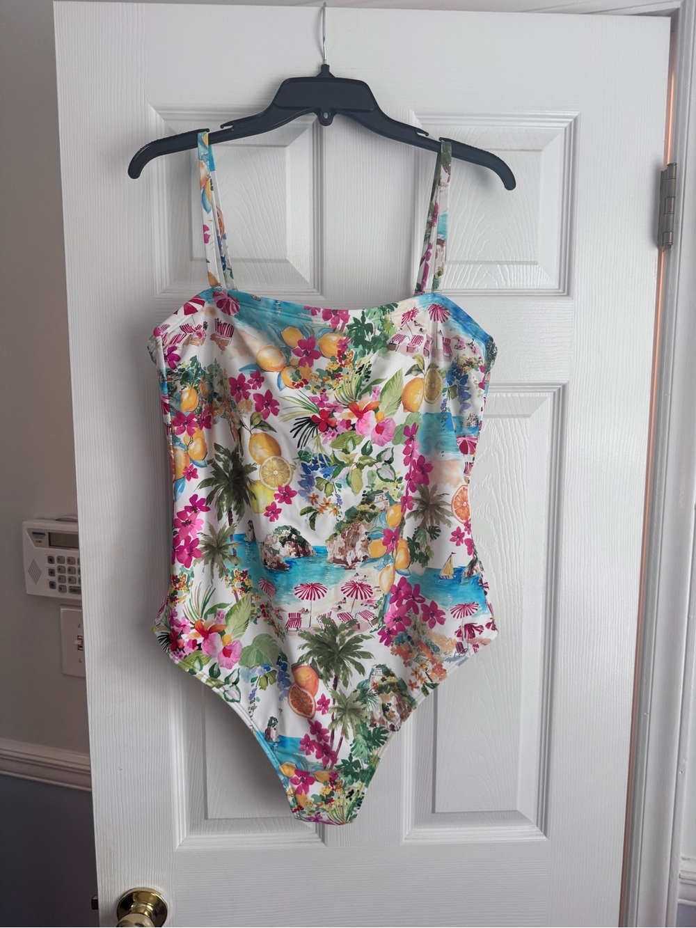 Shade & Shore One-Piece/Strapless Swimsuit, Italian Summer Print